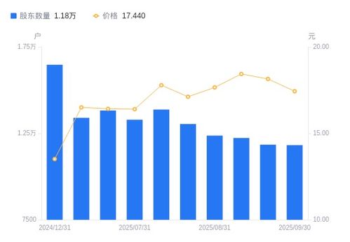 恒興新材股東戶數微降，化工產品銷售市場悄然變化